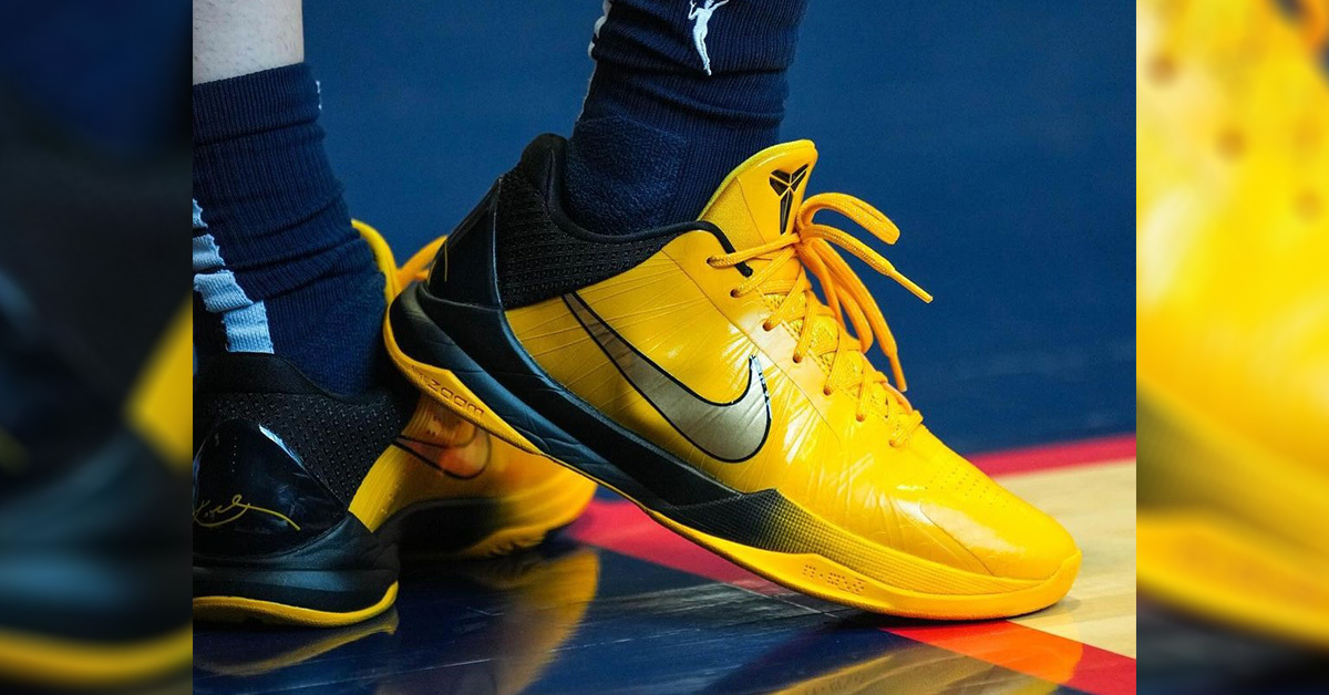 Caitlin Clark mit ihrem ersten Nike Kobe 5 Protro PE